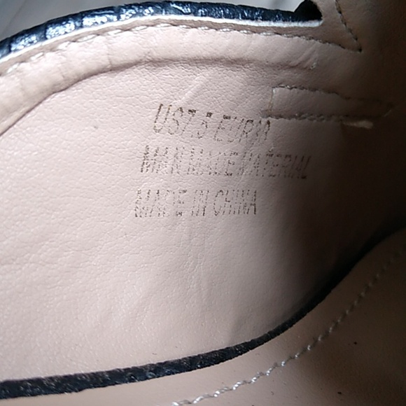 A RIDER GIRL FAUX LEATHER LOAFER MULE SLIDES Size 7.5 - Picture 6 of 14